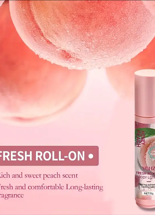 Роликовый аромат для тела “peach” 🍑 | компактный парфюм в роллере