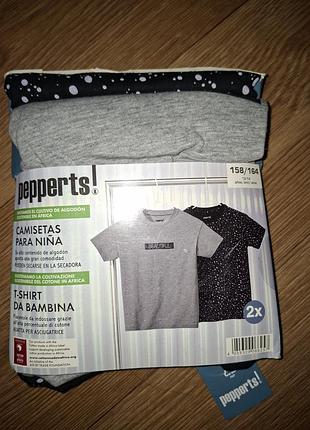 Футболка детская подростковая 158-164 на 12-14 лет pepperts для девочки хлопок