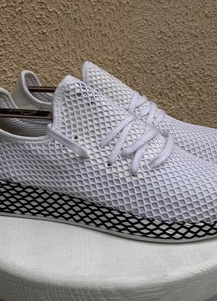 Adidas deerupt чоловічі спортивні кросівки білі оригінал 45 розмір