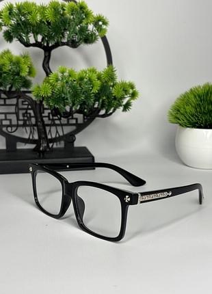 Chrome hearts іміджеві окуляри срібна фурнітура