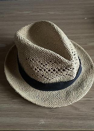Чоловічий соломʼяний капелюх h&m