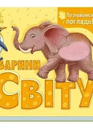 Книга - катонка.познайомся і погладь. тварини світу.ранок