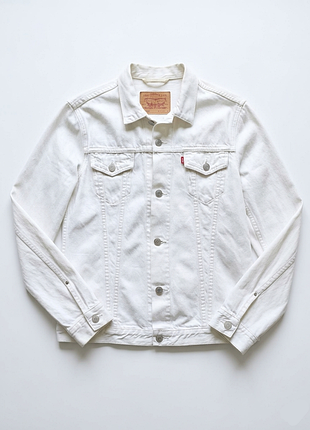 Білосніжна джинсовка levi’s trucker jacket (type iii) — оригінал