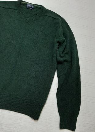 Вовняний светр, реглан, джемпер scott davis р. 46-48 (м) з v-подібним вирізом3 фото