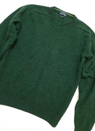 Шерстяной свитер, реглан, джемпер scott davis р. 46-48 (м) с v образным вырезом4 фото