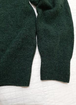 Шерстяной свитер, реглан, джемпер scott davis р. 46-48 (м) с v образным вырезом7 фото