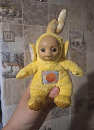 Міні-плюшева іграшка tomy teletubbies із затискачем laa laa
