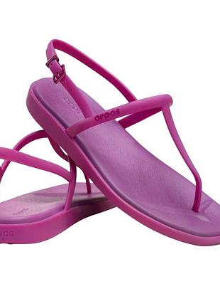 Crocs крокс вьетнамки босоножки сандалии miami thong flip sandal grapeberry