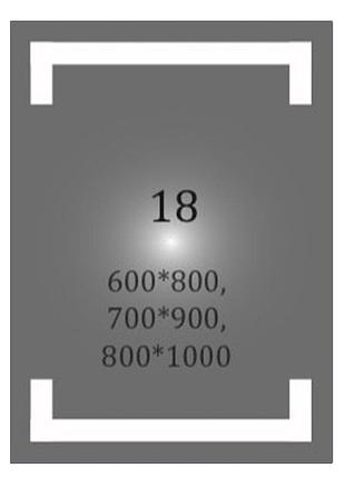 Зеркало с led-подсветкой прямоугольное frame, kharkiv (700*900)