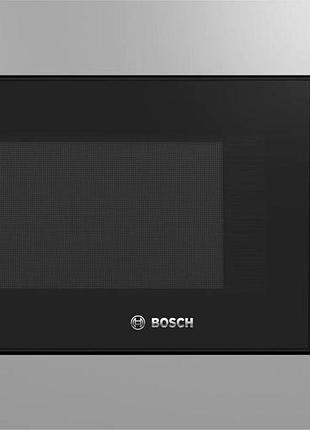 Микроволновая печь bosch bel653ms3 встраиваемая, 25л, электронное управление, 800вт, гриль, дисплей, нержавеющая сталь
