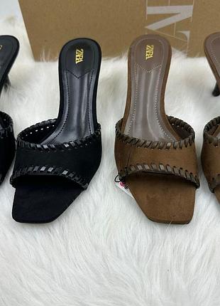 Сабо zara шлепанцы