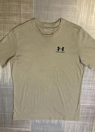 Under armour 💙чоловічий одяг/пісочна спортивна універсальна футболка💛l-50