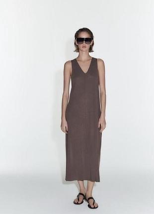 Трикотажна сукня zara
