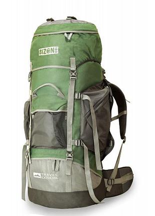 Туристический экспедиционный рюкзак travel extreme bizon 100l green