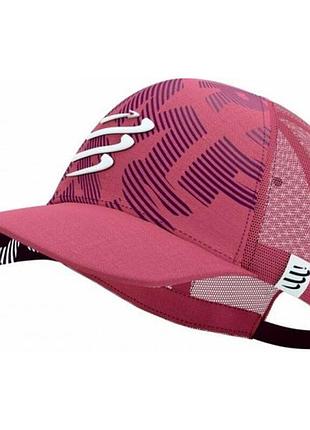 Кепка trucker из сетки и изогнутым козырьком в цветах deco rose и winterbloom