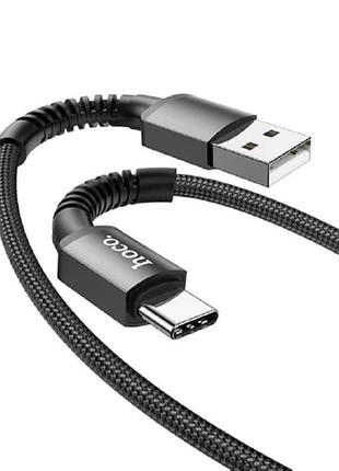 Кабель hoco type-c especial x71 1m 3а 480mbps black