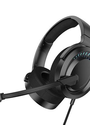 Наушники baseus gamo immersive virtual 3d game headphone pc d05 led black