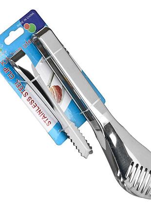 Щипцы кухонные stenson r92727, набор из 2 шт, размеры 15.5 см и 24.5 см, нержавеющая сталь, стальной