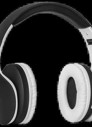 Навушники з мікрофоном defender freemotion b525 бездротові bluetooth 63525 чорно-білі