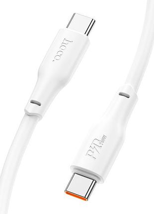 Кабель hoco x93 type-c to type-c force fast charging data cable 2м 240w white 3