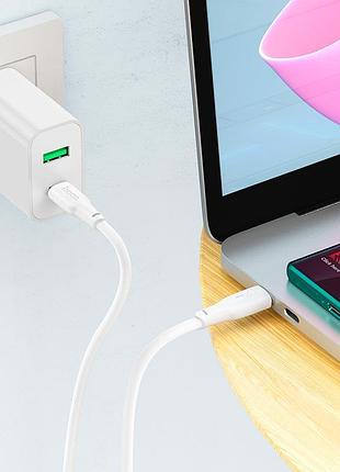 Кабель hoco x93 type-c to type-c force fast charging data cable 2м 240w white 5