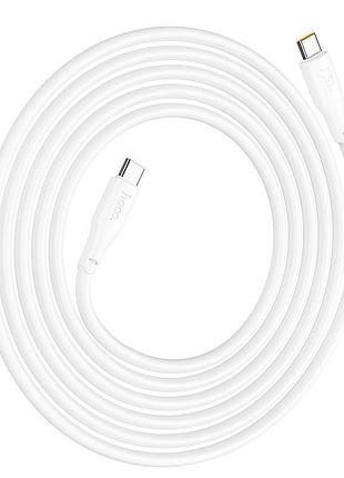 Кабель hoco x93 type-c to type-c force fast charging data cable 2м 240w white 6