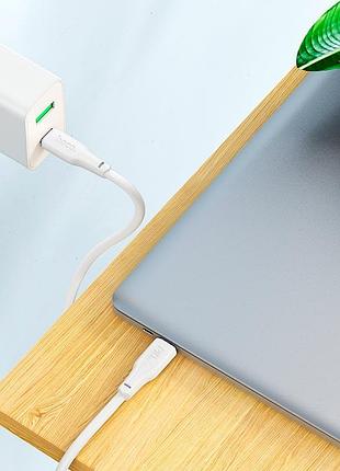 Кабель hoco x93 type-c to type-c force fast charging data cable 2м 240w white 7