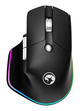 Миша комп'ютерна ігрова marvo wireless mouse g803w rgb-підсвічування bluetooth / 2.4g / type-c 1600-4000dpi чорний