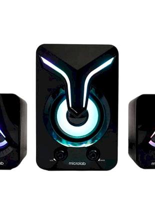 Акустическая система microlab u-270 phoenix 11 вт с led-подсветкой черный