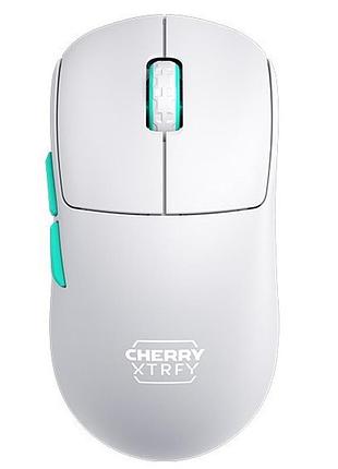 Игровая мышь cherry xtrfy m68 white, rgb-подсветка, беспроводное подключение 2.4g (cx-m68w-white)