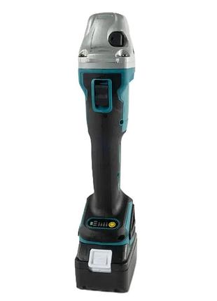 Болгарка аккумуляторная 9716, бесщеточная, 18v 5ah, диск 125 мм, плавный запуск и регулировка скорости