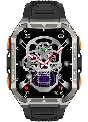 Смарт-часы blackview w80 pro с дисплеем tft 1,91", аккумулятор 900 мач, корпус из цинкового сплава и стали, черный цвет