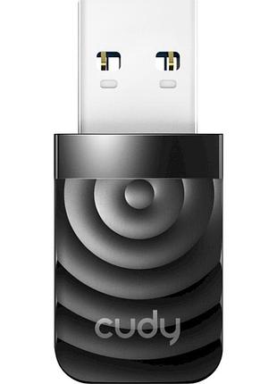 Wi-fi адаптер cudy wu1300s ac1300, usb 3.0 для пк та ноутбуків (wu1300s)