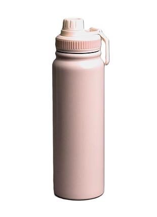 Термобутылка спортивная stenson mt-4929-60 для воды 600 мл beige
