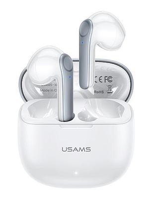 Наушники bluetooth usams tws earbuds xh09 bt5.1 35/300mah 5.5h white