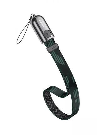 Кабель baseus gold collar usb-a to lightning 35см black