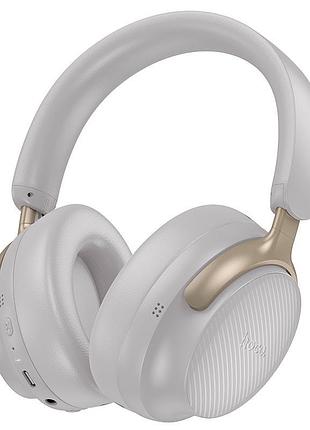 Наушники hoco w53 plus tone накладные bluetooth 5.4 с активным шумоподавлением, серые
