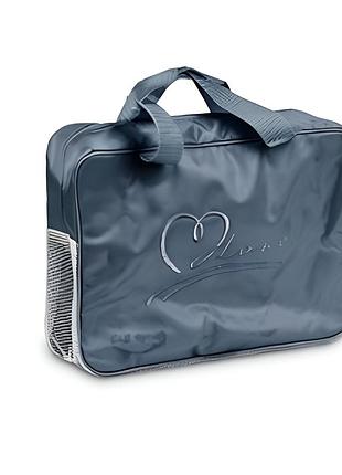 Косметичка дорожная stenson beauty 26×18×9.5 см, с двумя короткими ручками для удобной переноски, стильный дизайн в синем цвете