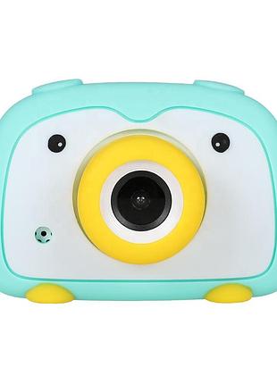 Дитяча цифрова фотовідеокамера duo camera ul-2033 блакитна 1080p 12mp