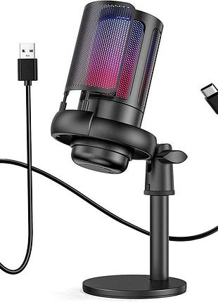 Микрофон игровой gaming microfone 8765 с черным фильтром