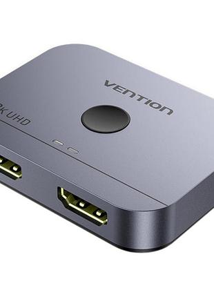 Hdmi свитч vention akph0 2-port bi-directional 8k hdmi switcher