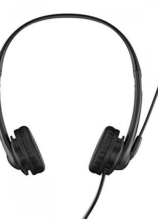Наушники с микрофоном hp stereo g2 проводные usb 1.8м черный (428h5aa)