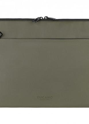 Чехол для ноутбука tucano gommo для macbook air 16” зеленый (bfgom1516-vm)