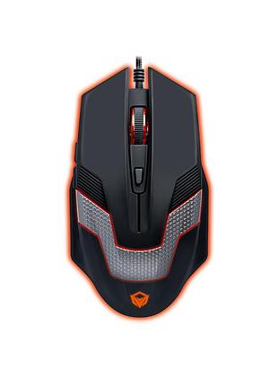 Мышь проводная игровая meetion backlit gaming mouse rgb mt-m940, черный