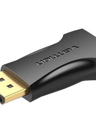 Адаптер-переходник vention displayport - hdmi v2.0 черный (hbpb0