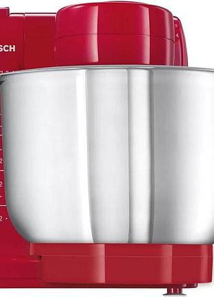 Универсальный кухонный комбайн bosch mum44r2a 500вт красный