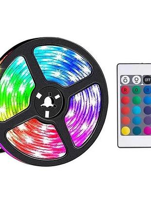 Лента светодиодная rgb 108, 2 м, usb, с дистанционным пультом