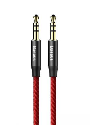 Аудіо кабель baseus aux yiven m30 cam30-b91 100см red/black