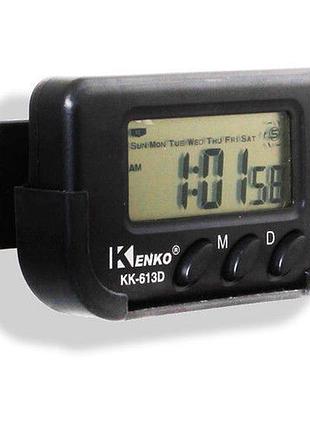 Годинник kenko kk 613 d на липучці чорний