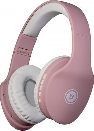 Навушники з мікрофоном defender freemotion b525 бездротові bluetooth 63528 біло-рожевий